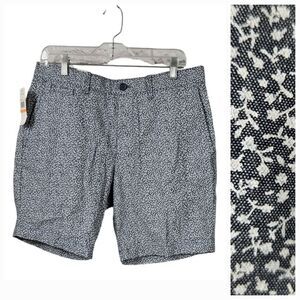 Original Penguin Men's 33 NWT Novelty Print 8" Golf Shorts Slim Fit Chino Twill